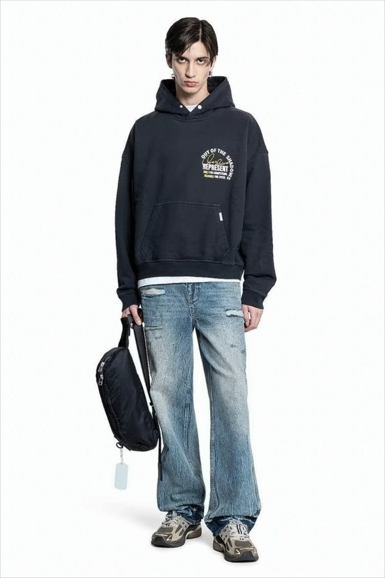 Relaxed Wide-Leg Denim Pants