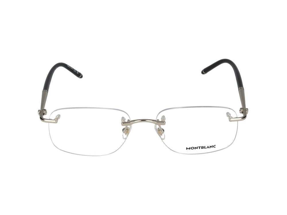 Eyeglasses Montblanc MB0071O 001 gold gold transparent 56/17/145