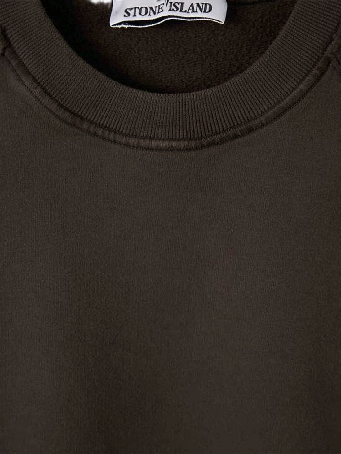 Relaxed Fit Brown Sweatshirt with Iconic Patch