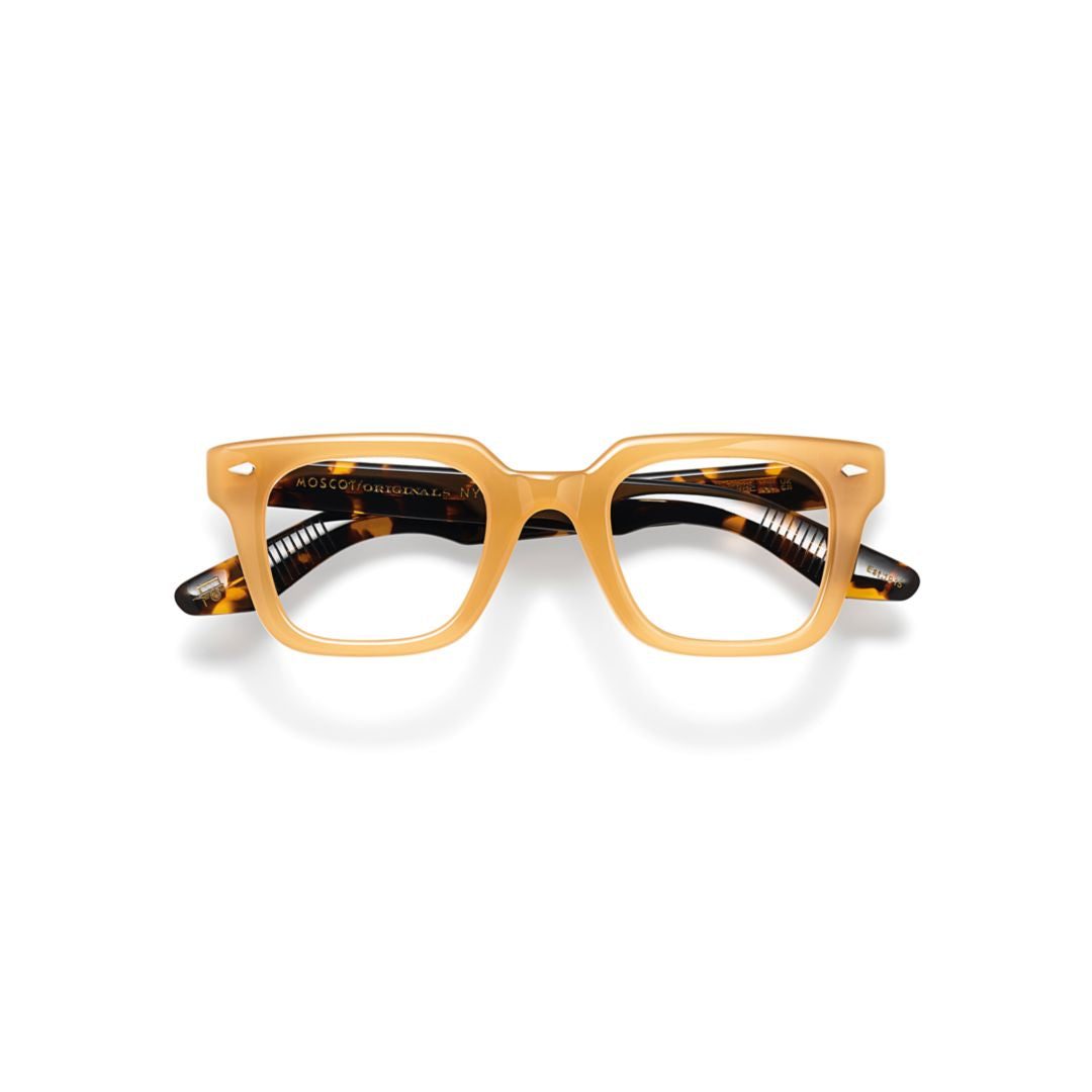 Or-Grb-O Grober Bold Square Frame Sunglasses with Tortoiseshell Temples