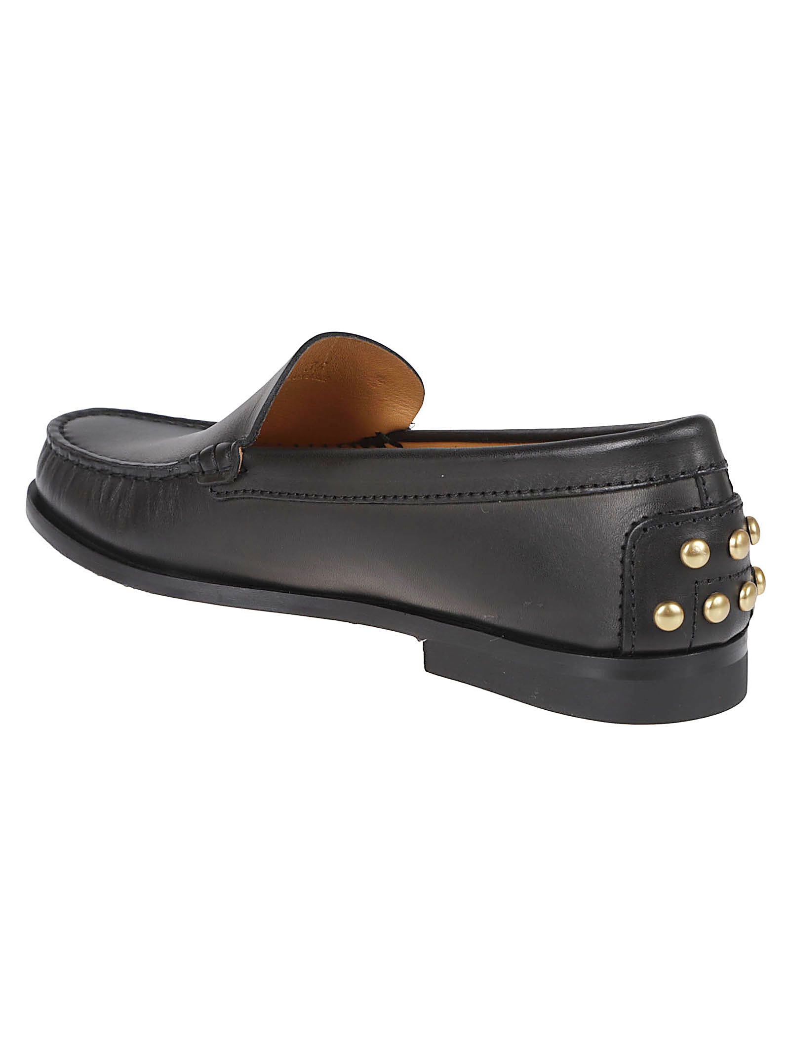 Moccasin Flat Shoes With Hand-Stitched Detailing