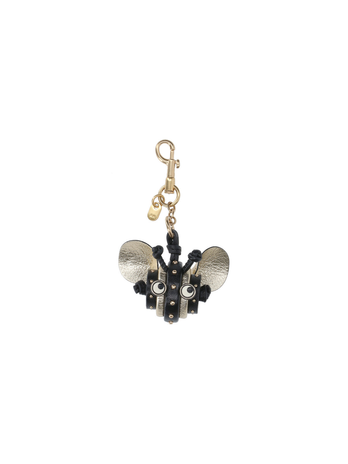 "Bee" Keychain Charm – Black