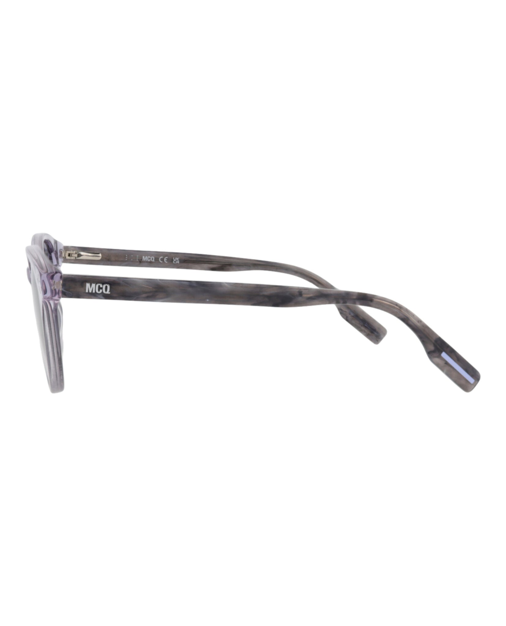 Round-Frame Acetate Sunglasses