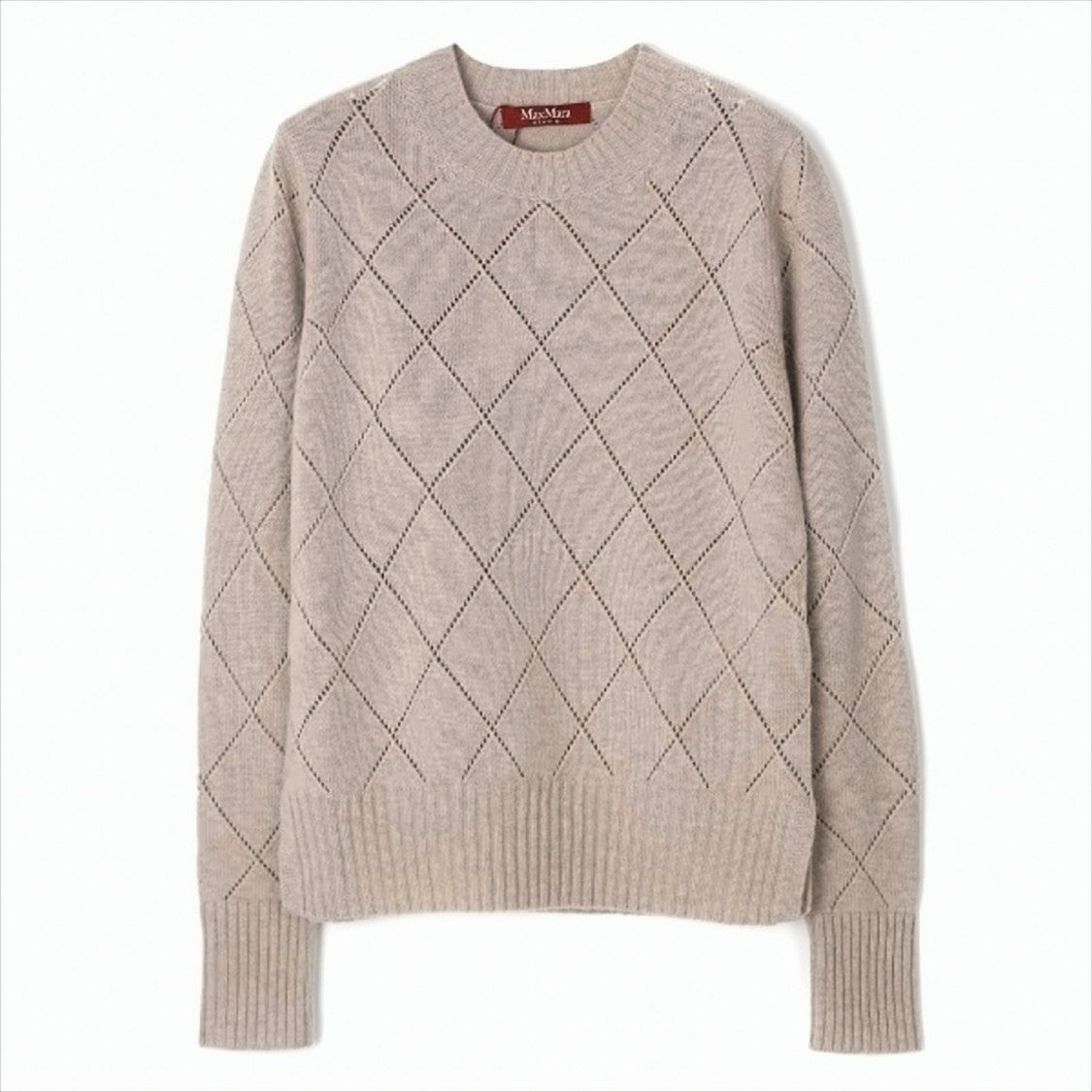 Wool and Cashmere Blend Knit Sweater