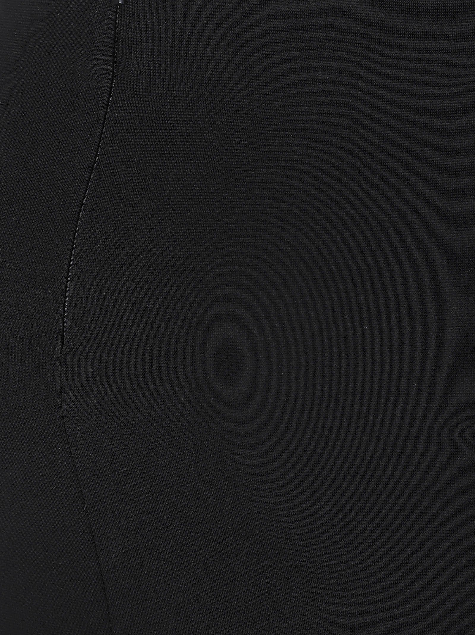 Fitted Black Pencil Skirt with High Waist