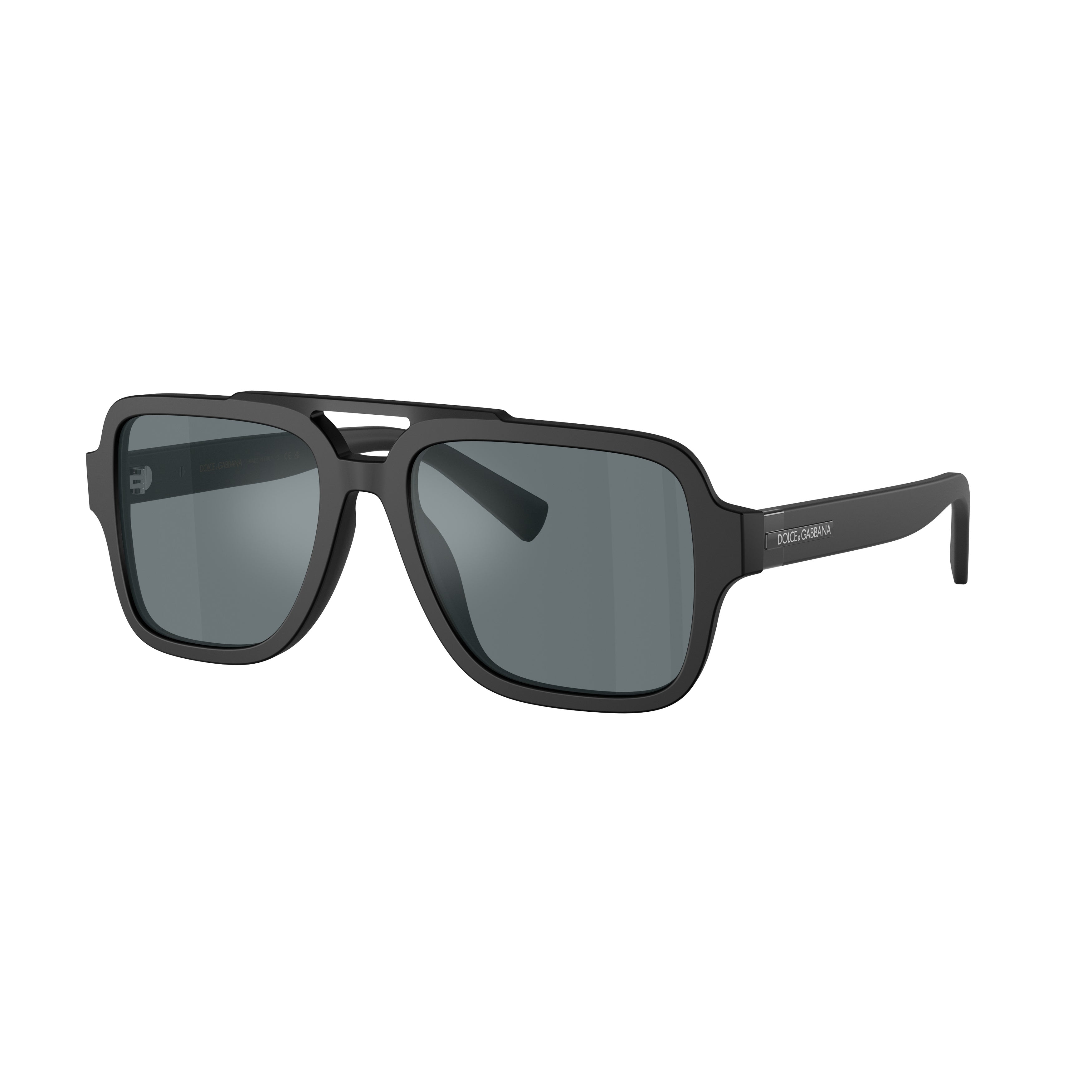Black 0dg4544 Square Double Bridge Sunglasses