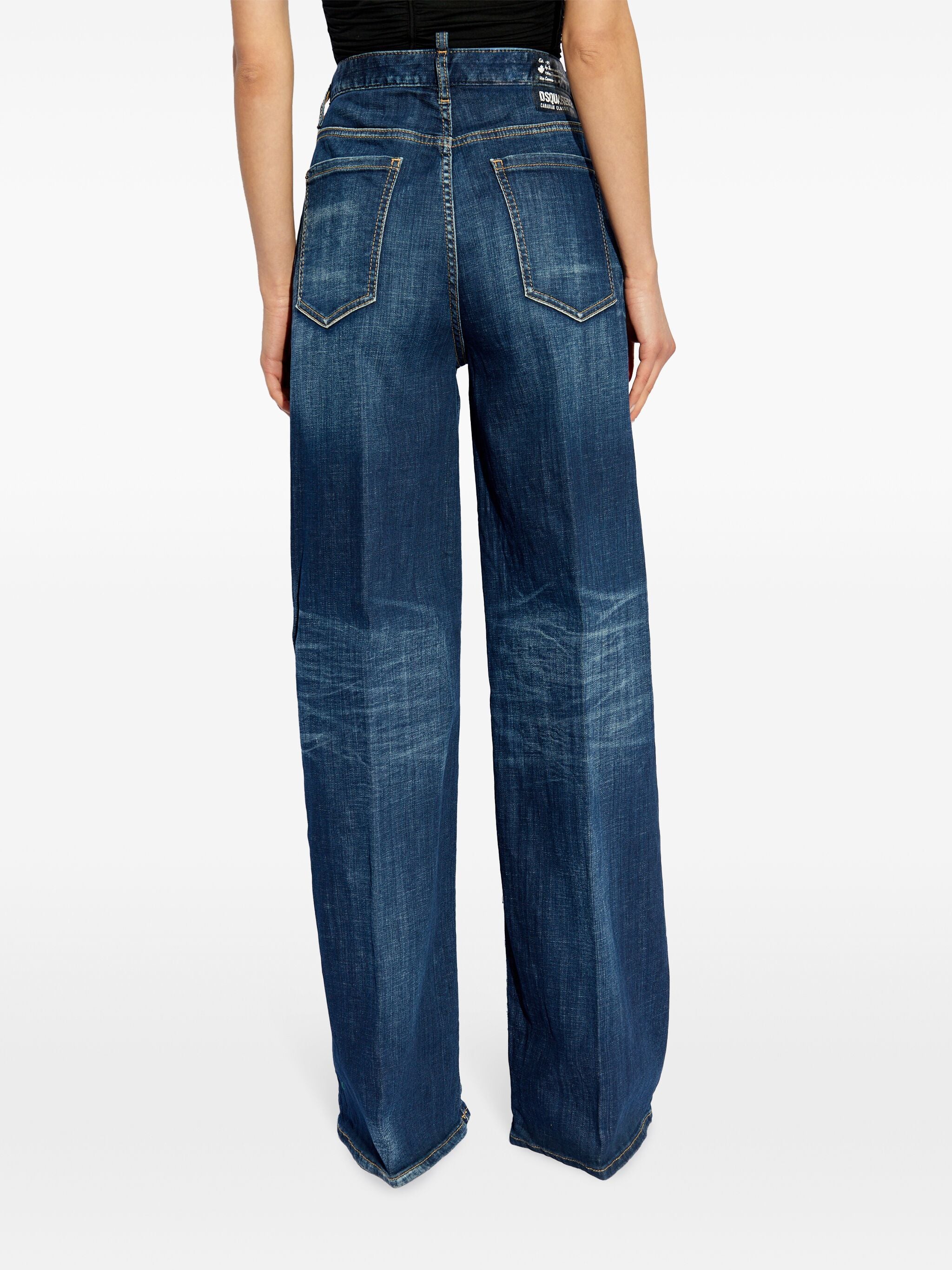 Loose Fit Extra-Wide Leg Denim Jeans