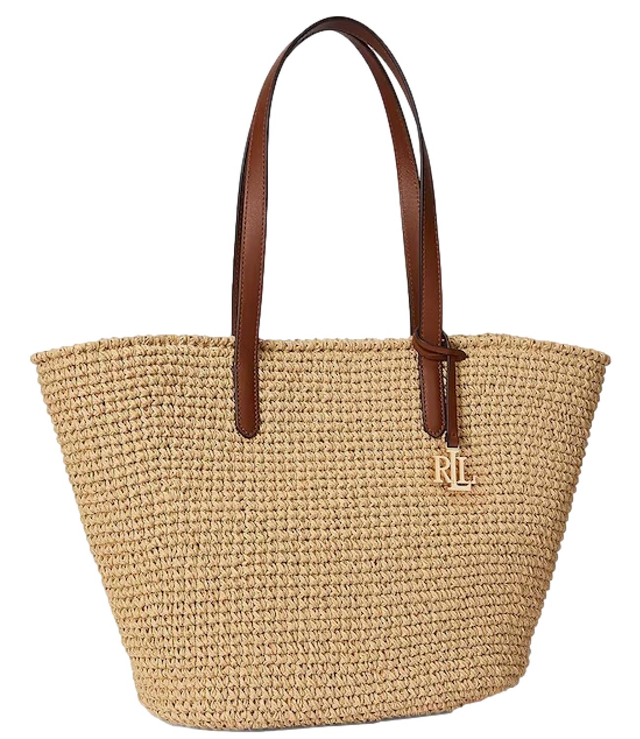 Crochet Textured Paper Straw Tote