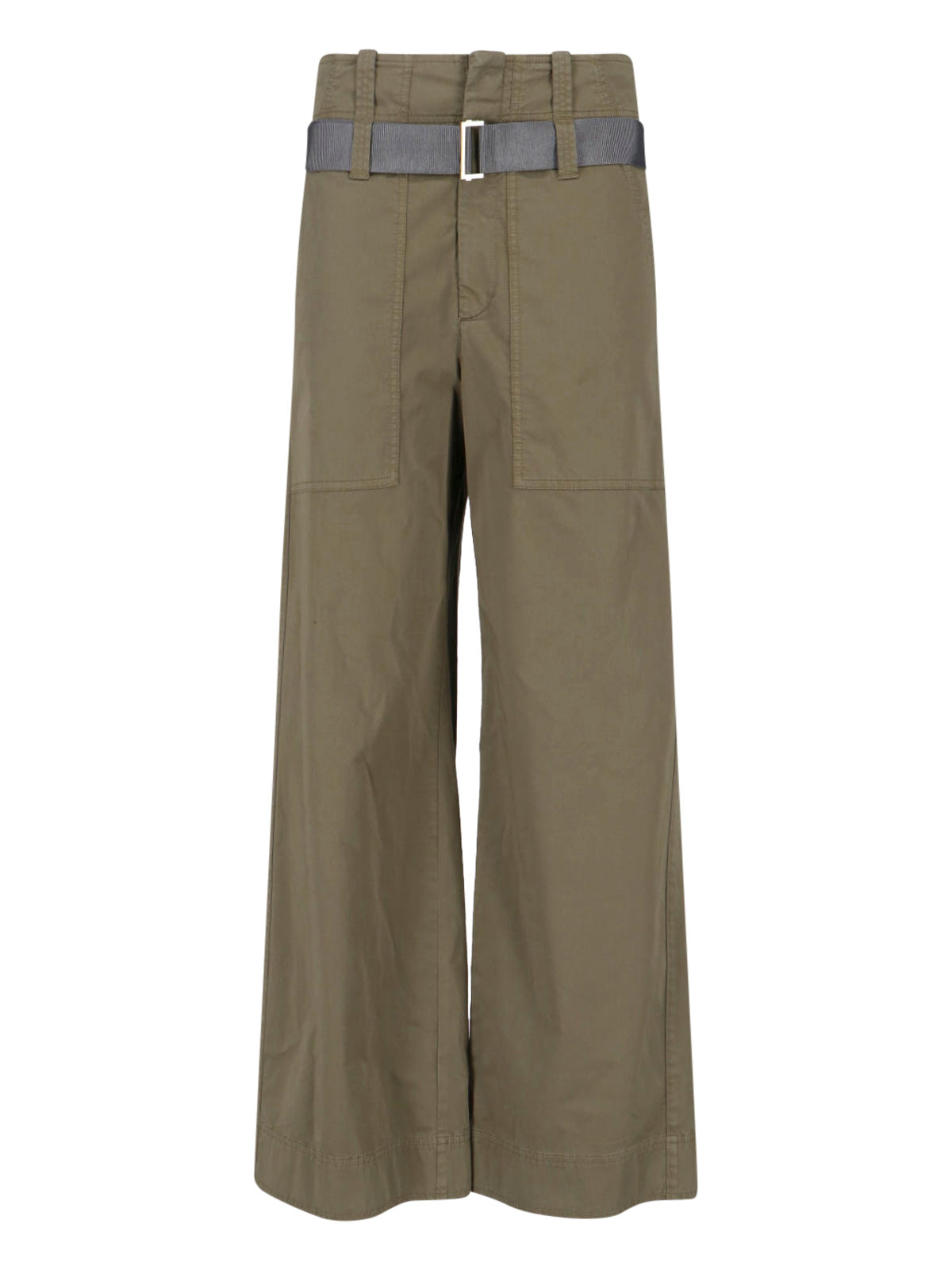 Wide-Leg Pants – Green