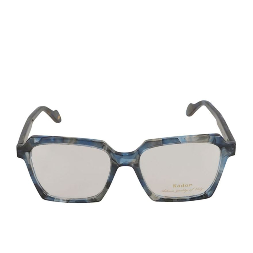 Kallima Light Geometric Square Frame Sunglasses with Marbled Design