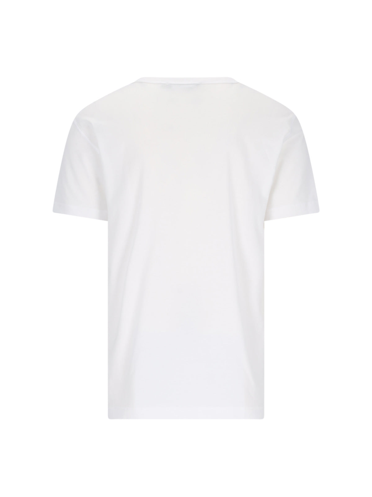 Short-Sleeve Cotton Jersey T-Shirt with Metal Plaque