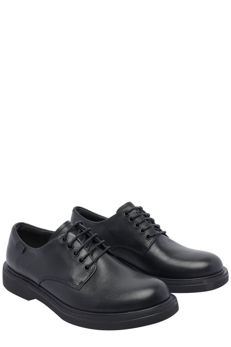 Refined Black Leather Loafers with Elevated EVA Sole