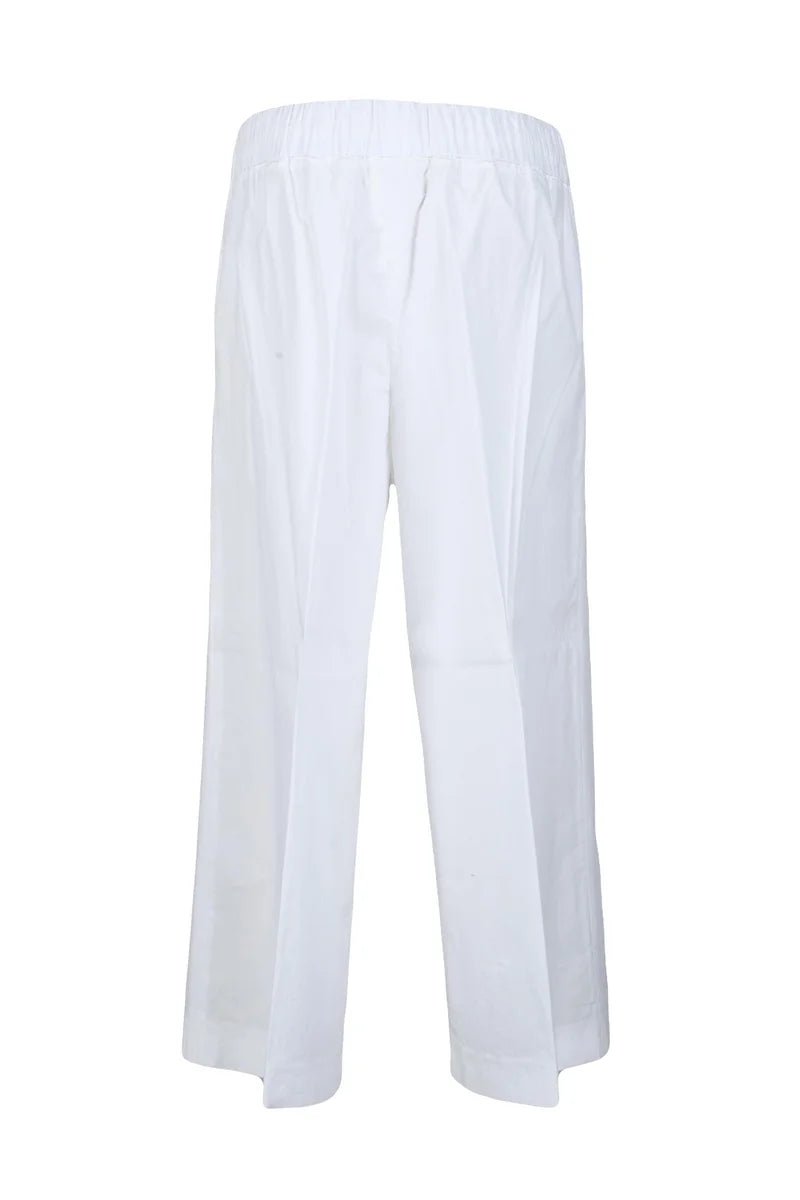 Cotton Trousers - White