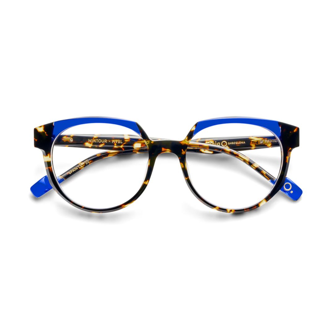 Wintour Rounded Cat-Eye Eyeglasses with Tortoiseshell Frame