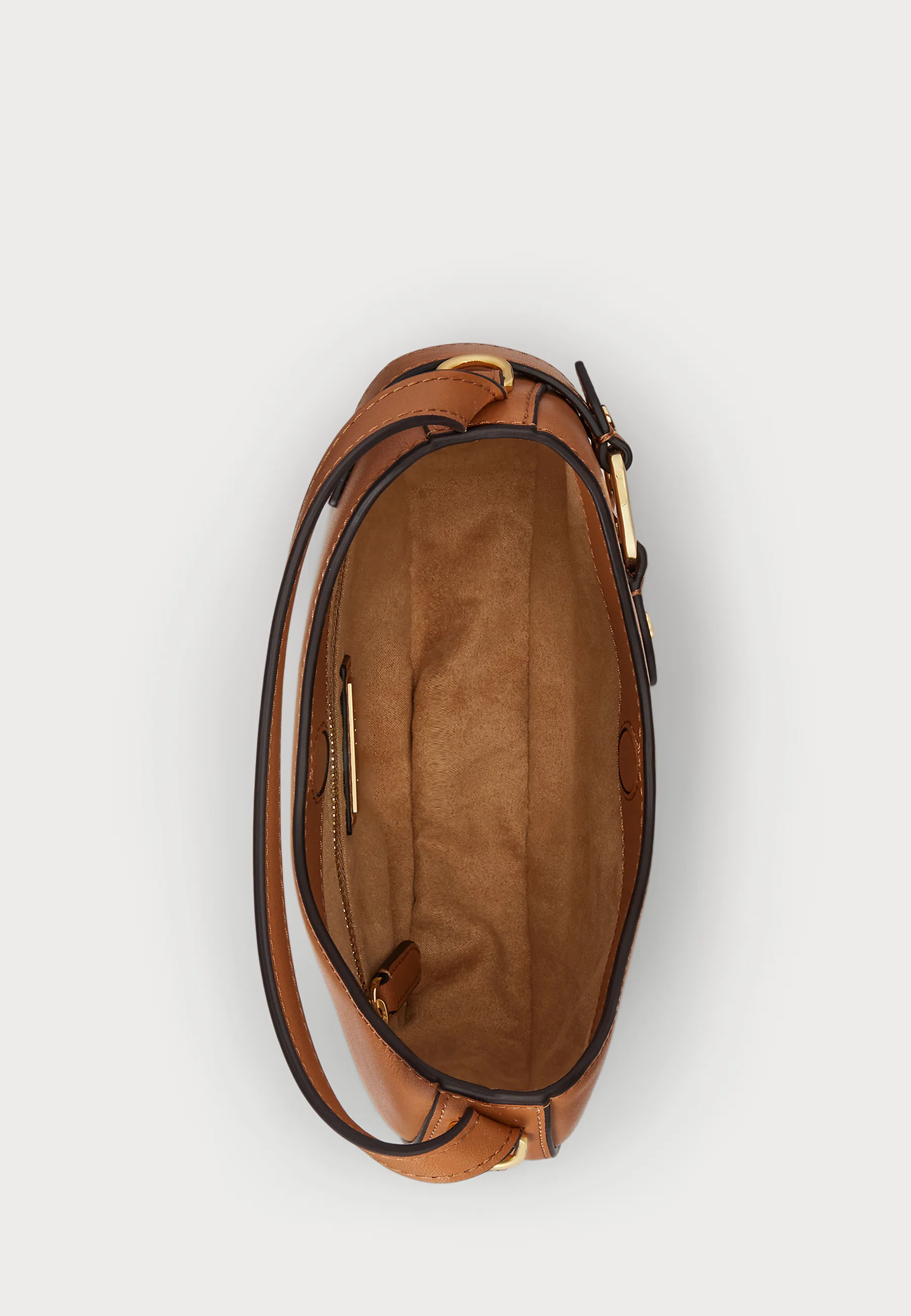 Brown Rattan Small Crossbody Bag