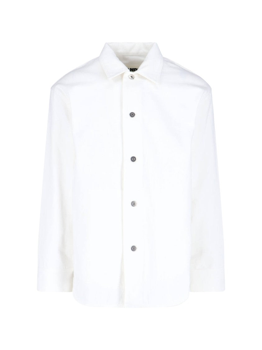 Denim Overshirt – White
