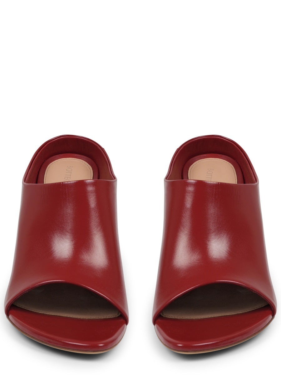 Sculpted Mule Shoe With Peep-Toe Design