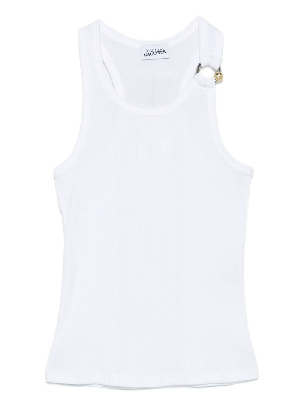 Sleeveless White Top