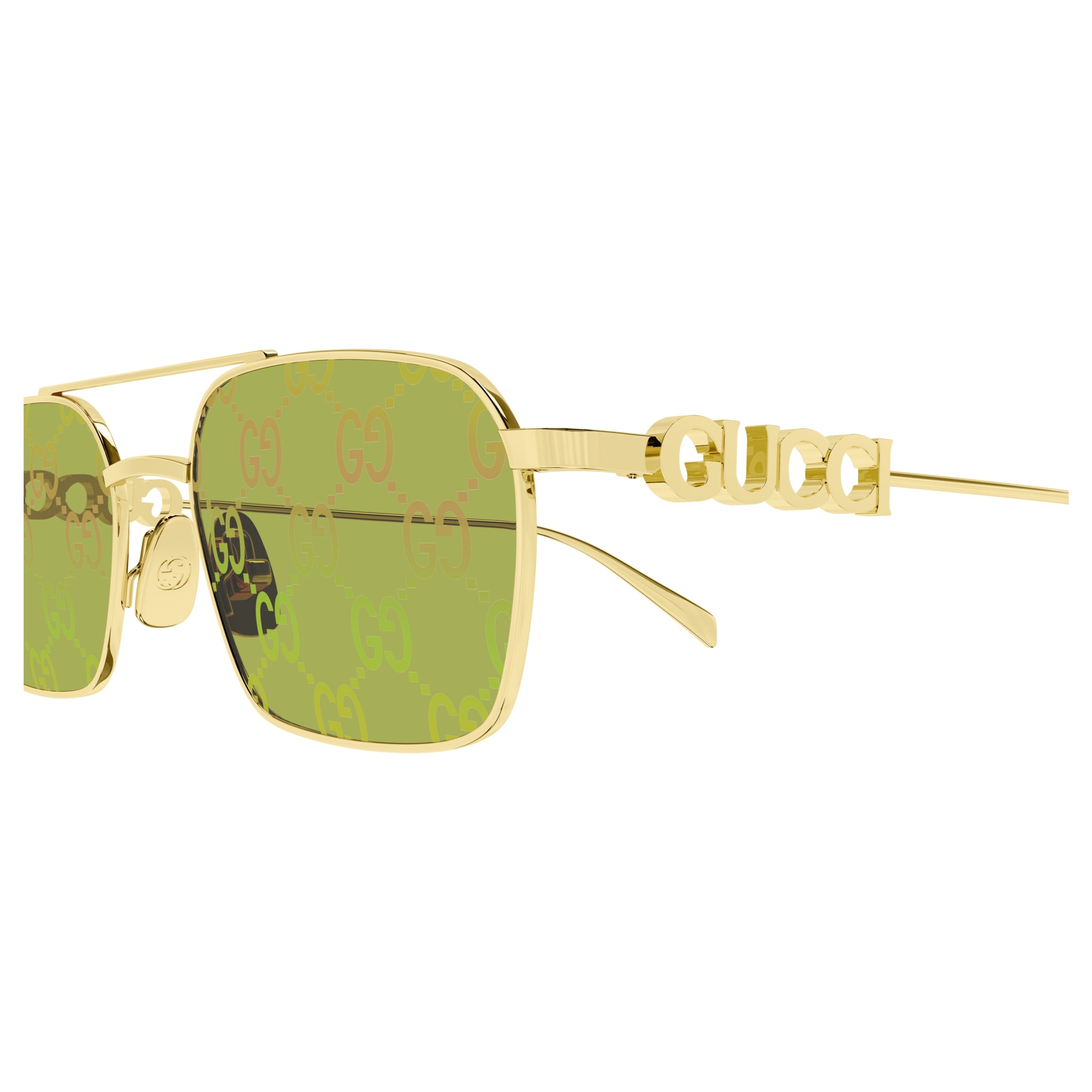 Gg1804s Rectangular Metal Sunglasses