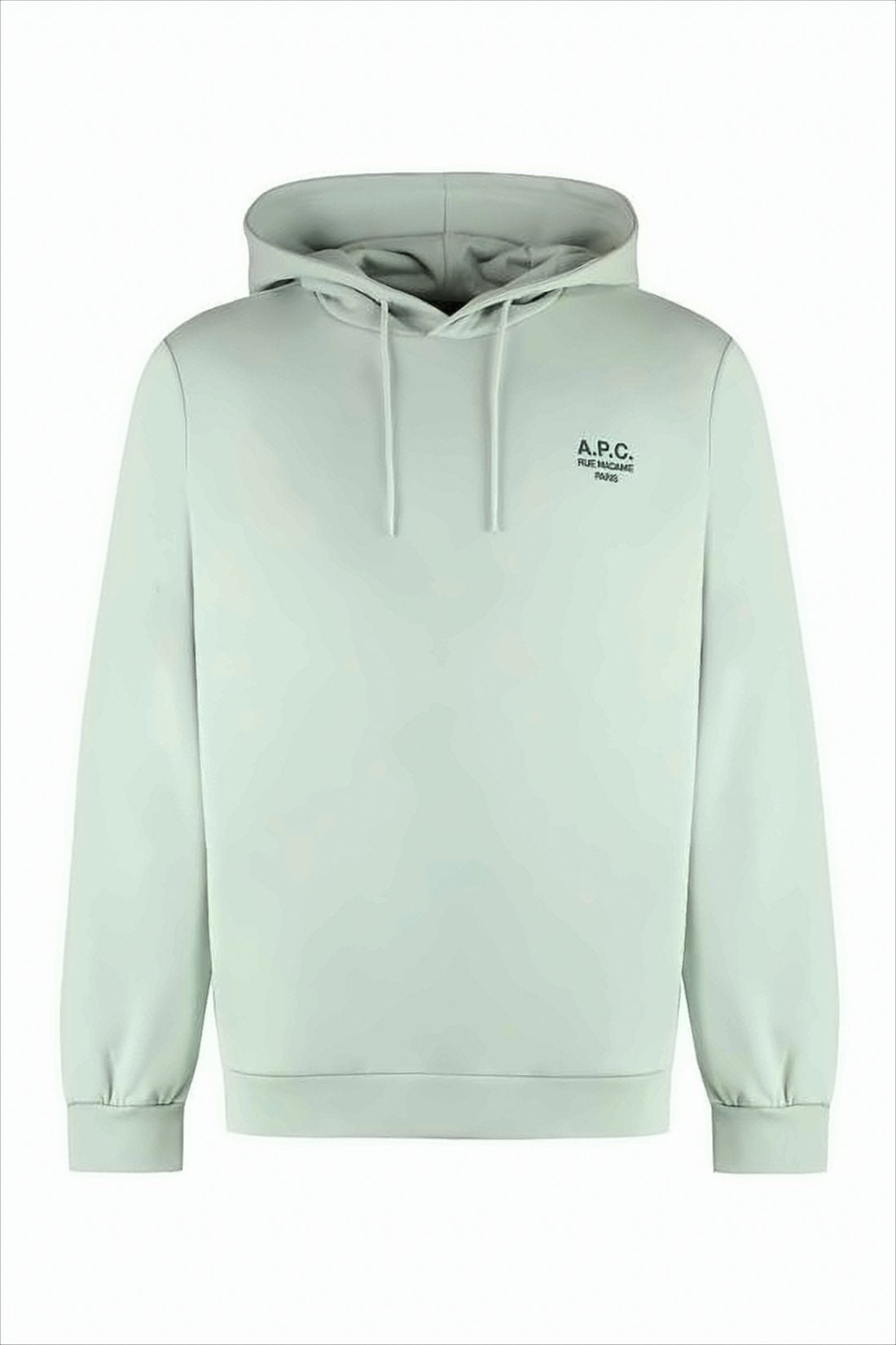 Cropped Hoodie with Drawstring Hood