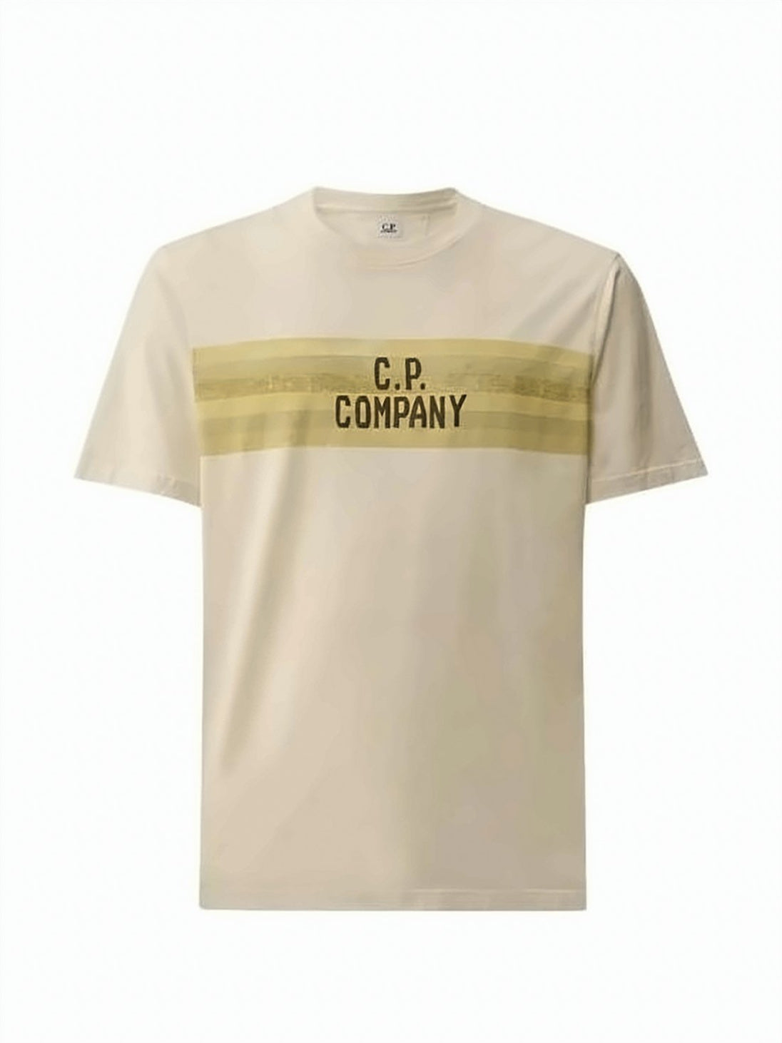Horizontal Stripe Gauze Cotton T-Shirt