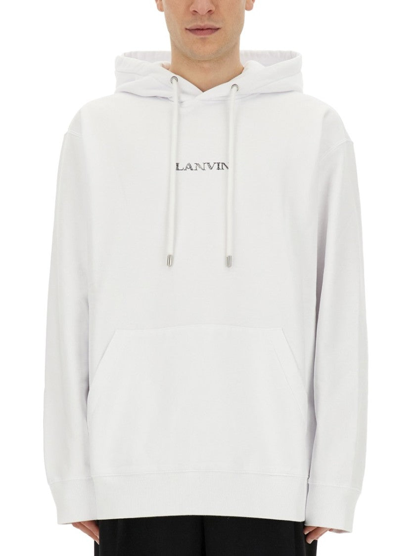 Relaxed-Fit Hooded Sweatshirt With Subtle Embroidery