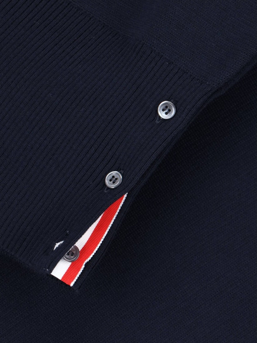 "4-Bar" Sweater Blue