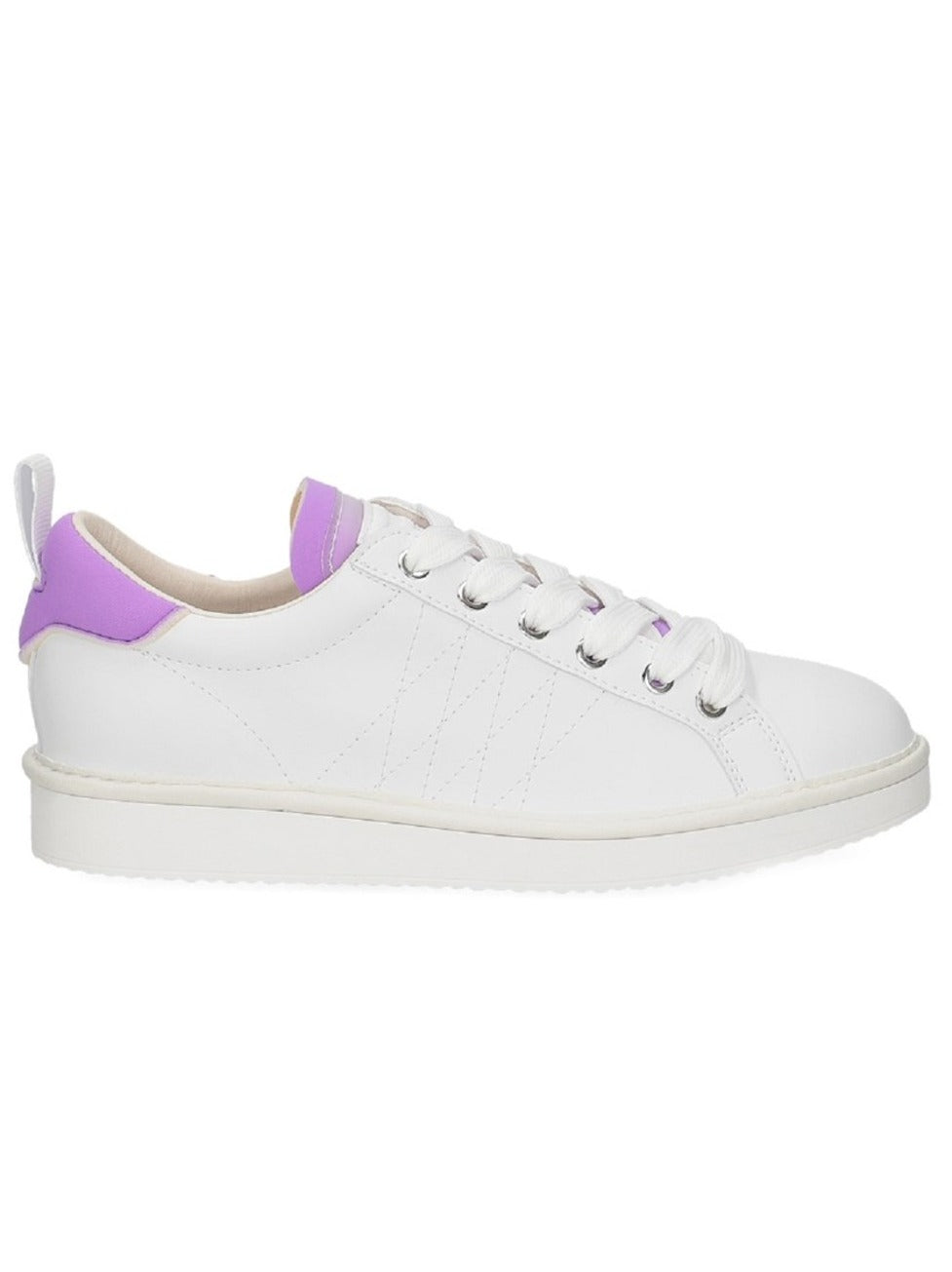 White Eco-Leather Sneakers