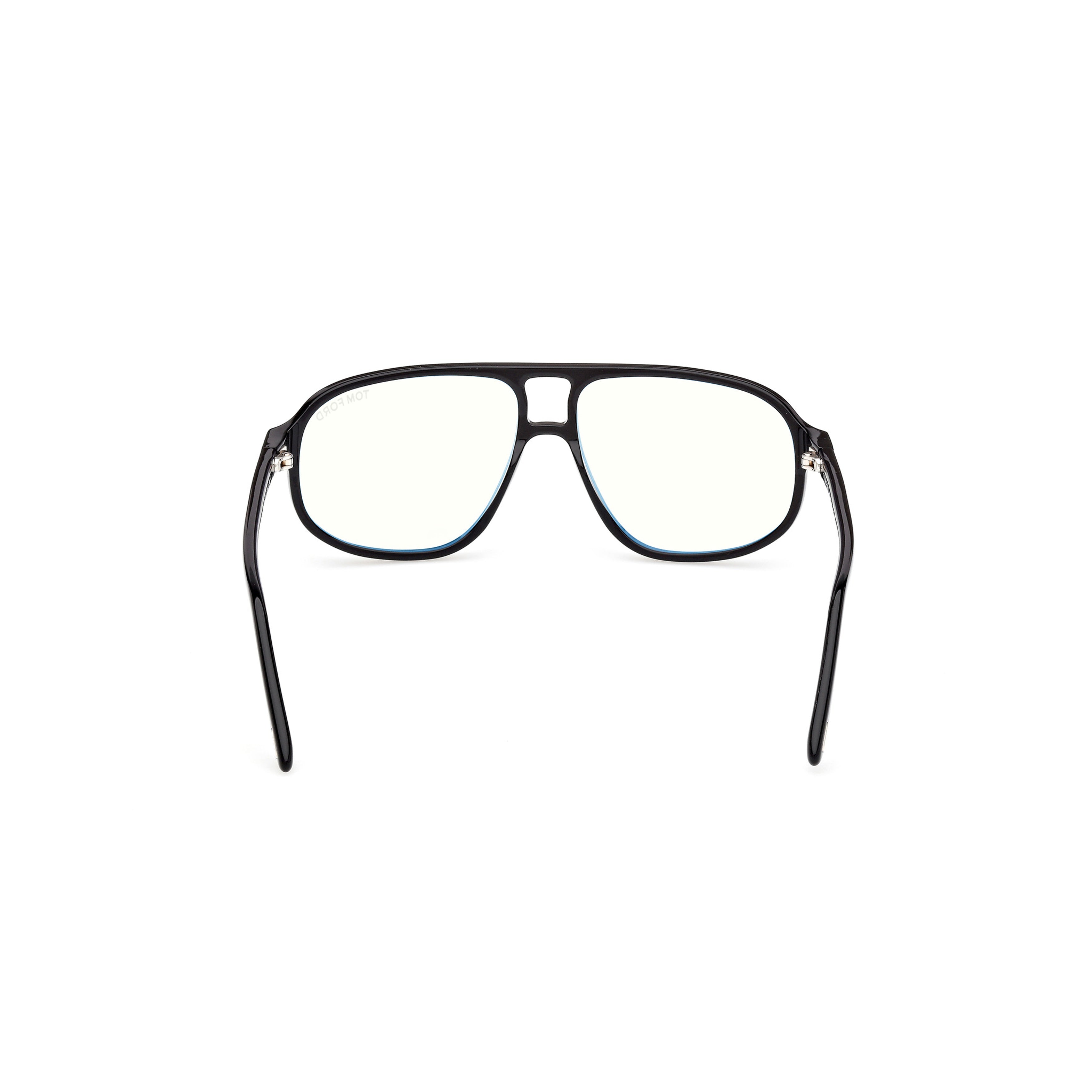 Ft6082-B Rectangular Black Acetate Eyeglasses
