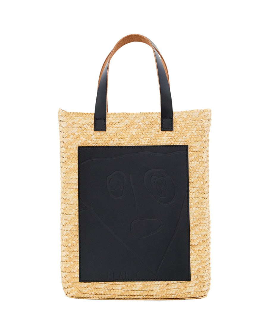 Straw Medium Shopper