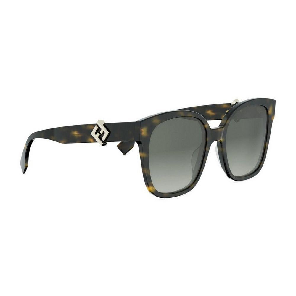 Ff Diamonds Oversized Square Acetate Sunglasses