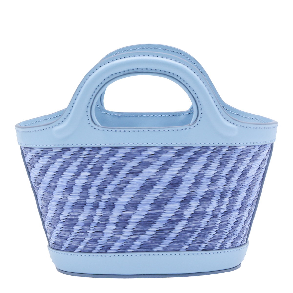 Woven Textured Handbag with Embroidered Detail