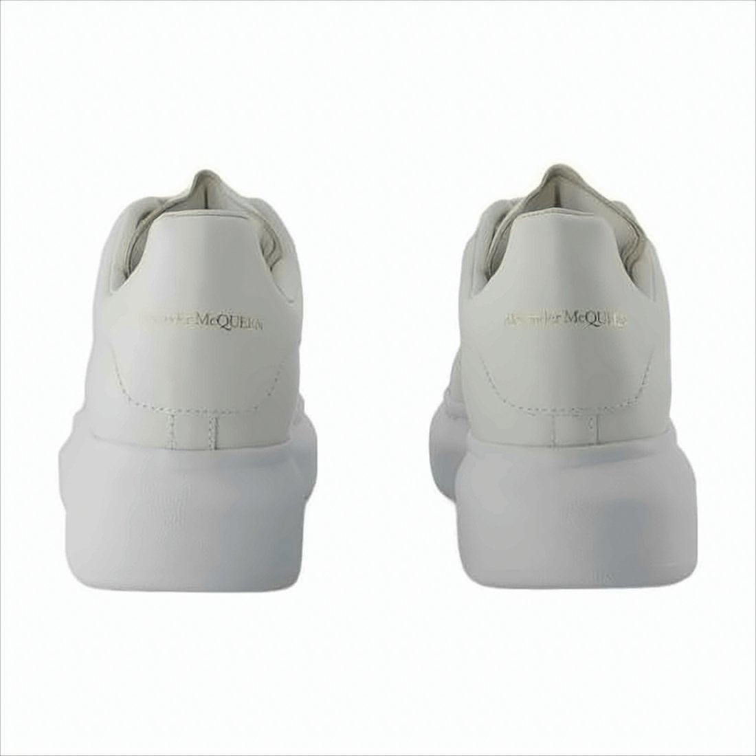 Oversized White Sneakers with Minimalist Design