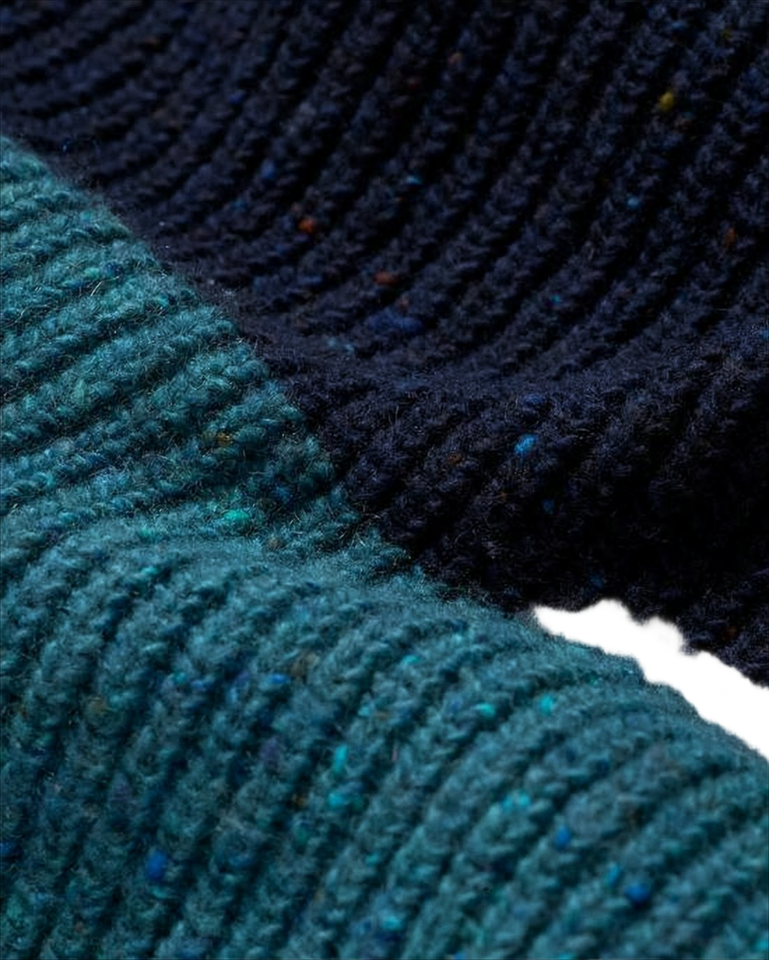 Wide Horizontal Stripe Wool Sweater