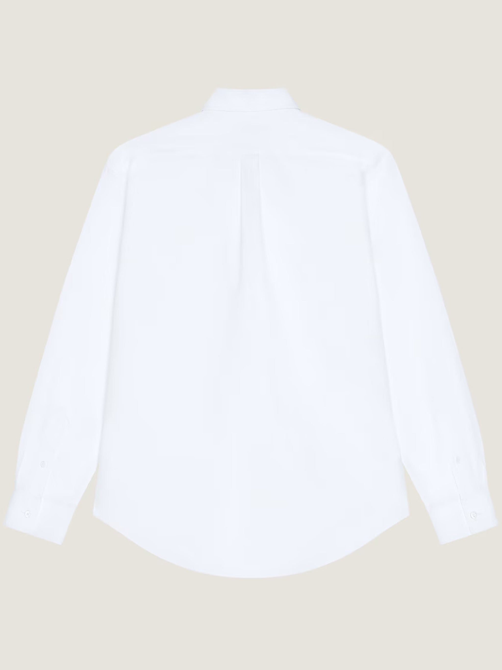 Classic Fit Long-Sleeve Jacquard Cotton Shirt