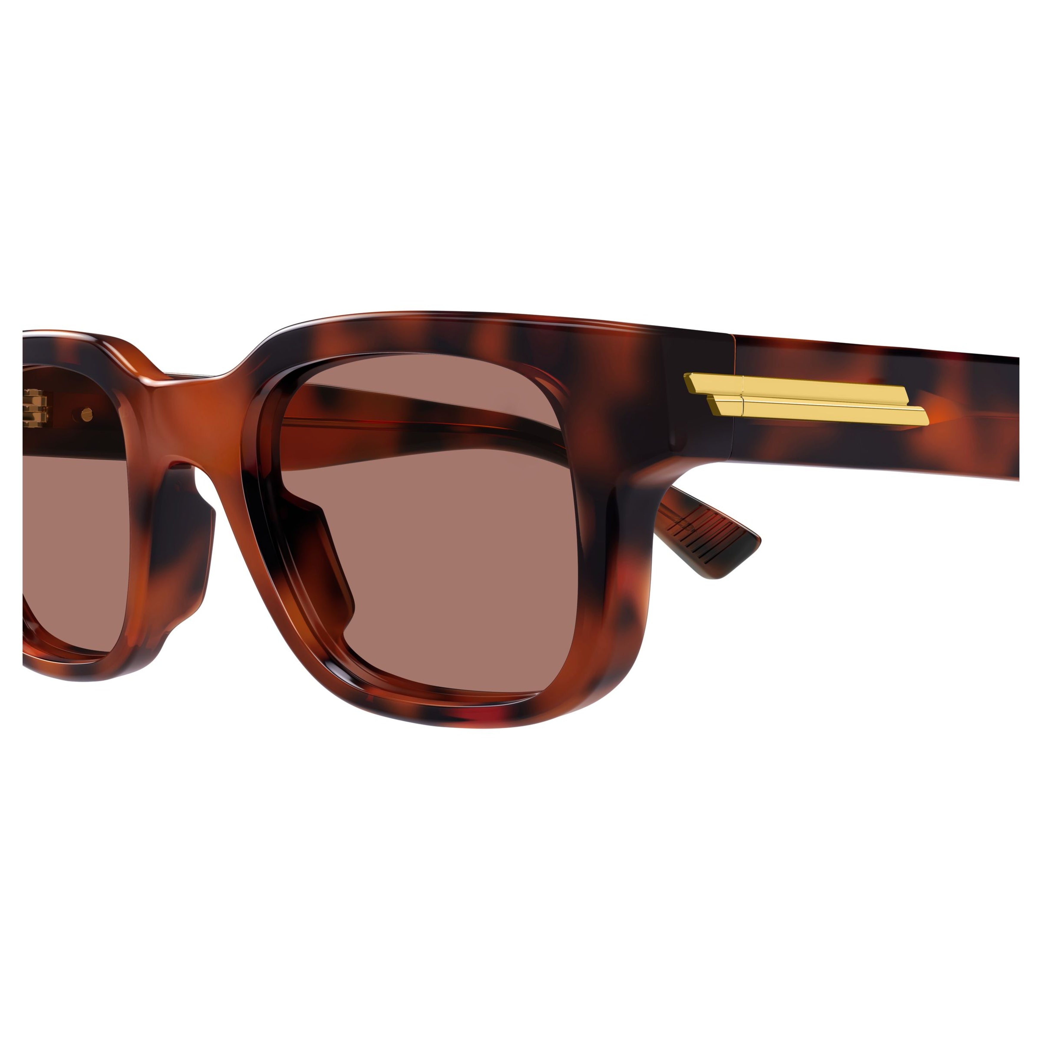 Bv1411s Tortoiseshell Pattern Bold Rectangular Sunglasses