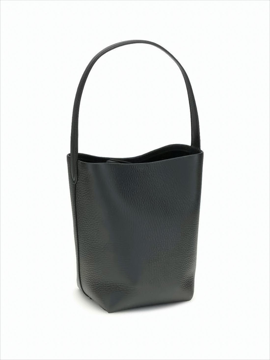 Textured Calf Leather Small Tote Bag