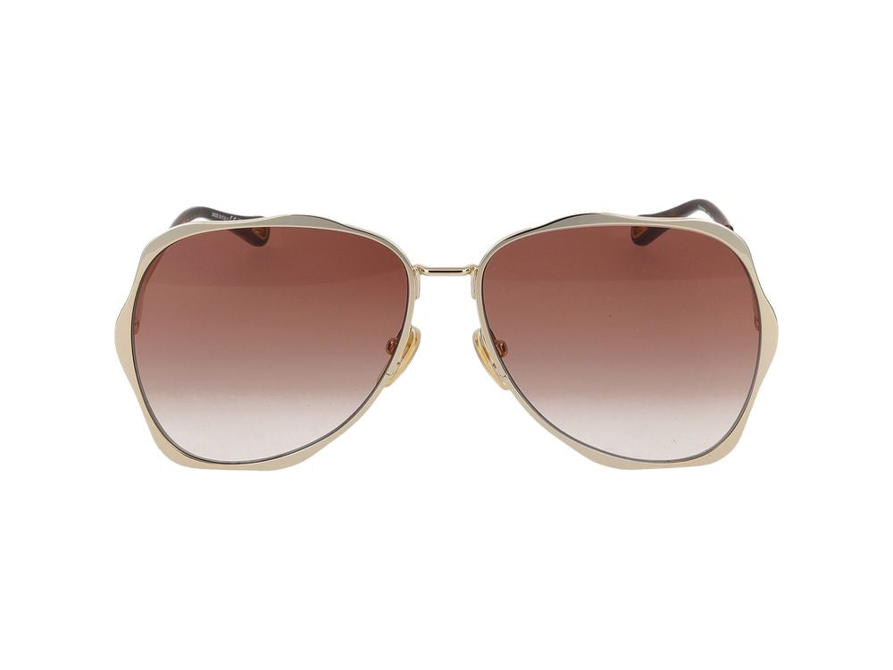 Sunglasses Chloé CH0183S 003 gold gold orange 60/14/140