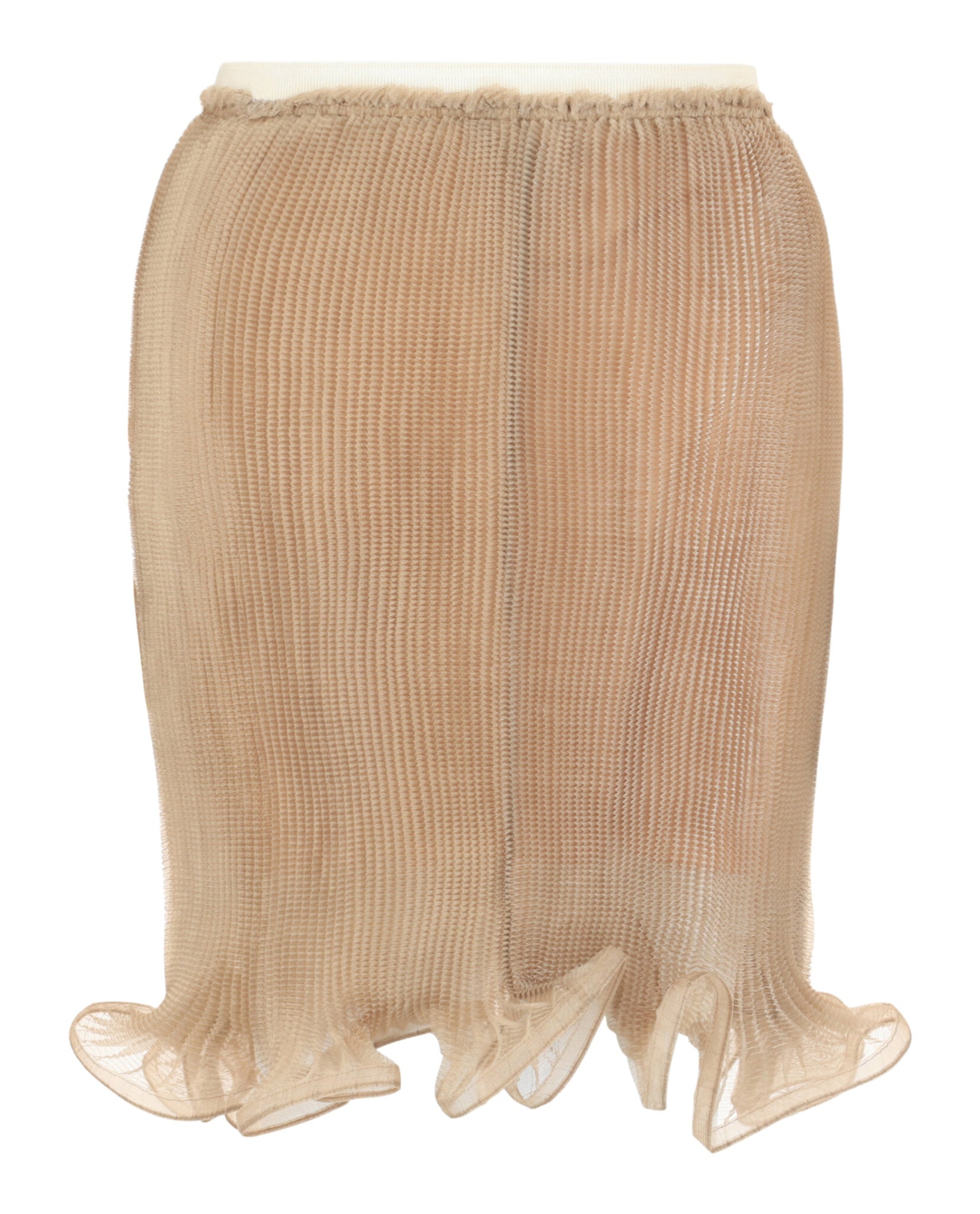 Flared Organza Skirt