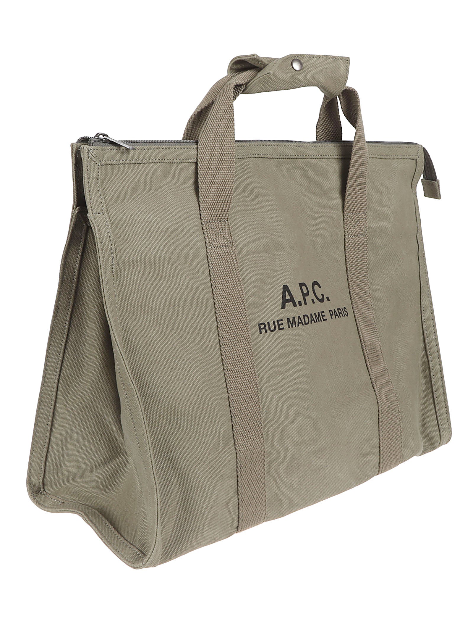 Rectangular Cotton Bag with Structured Shape and Dual Handles
