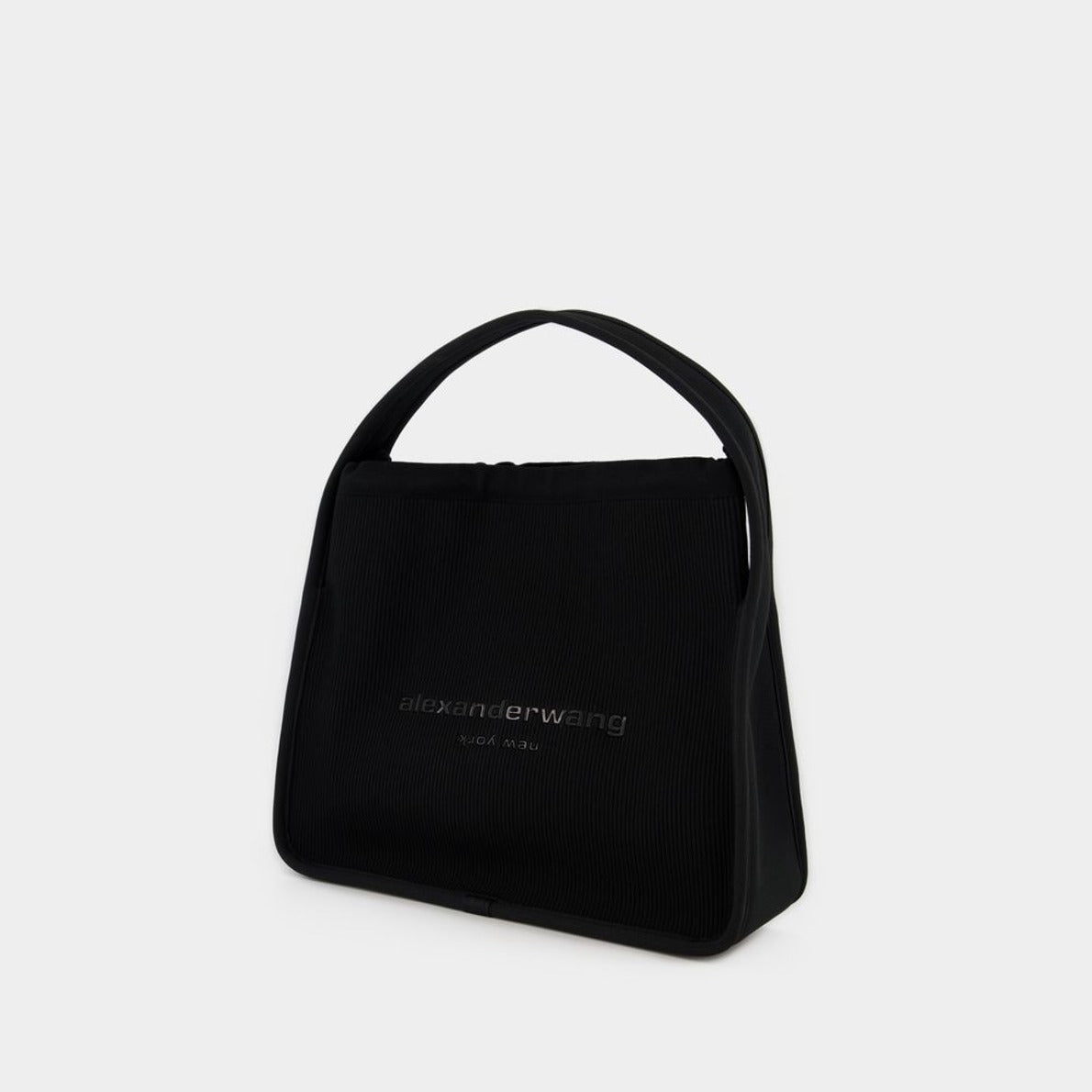 Ryan Large Handbag - Mesh - Black
