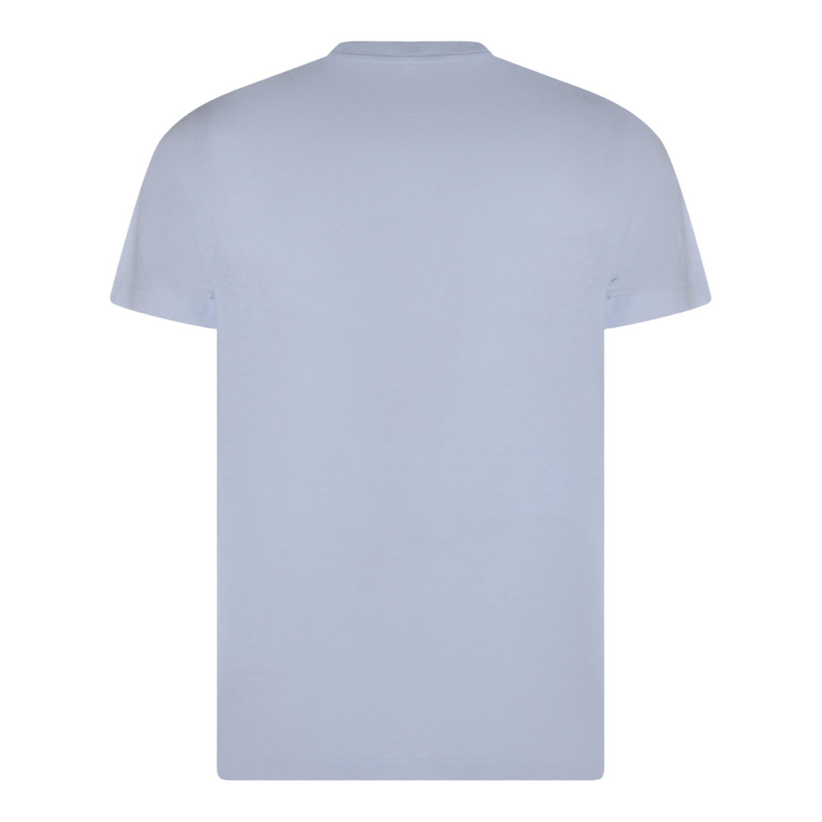 Minimalist Short-Sleeve T-Shirt in Solid Blue