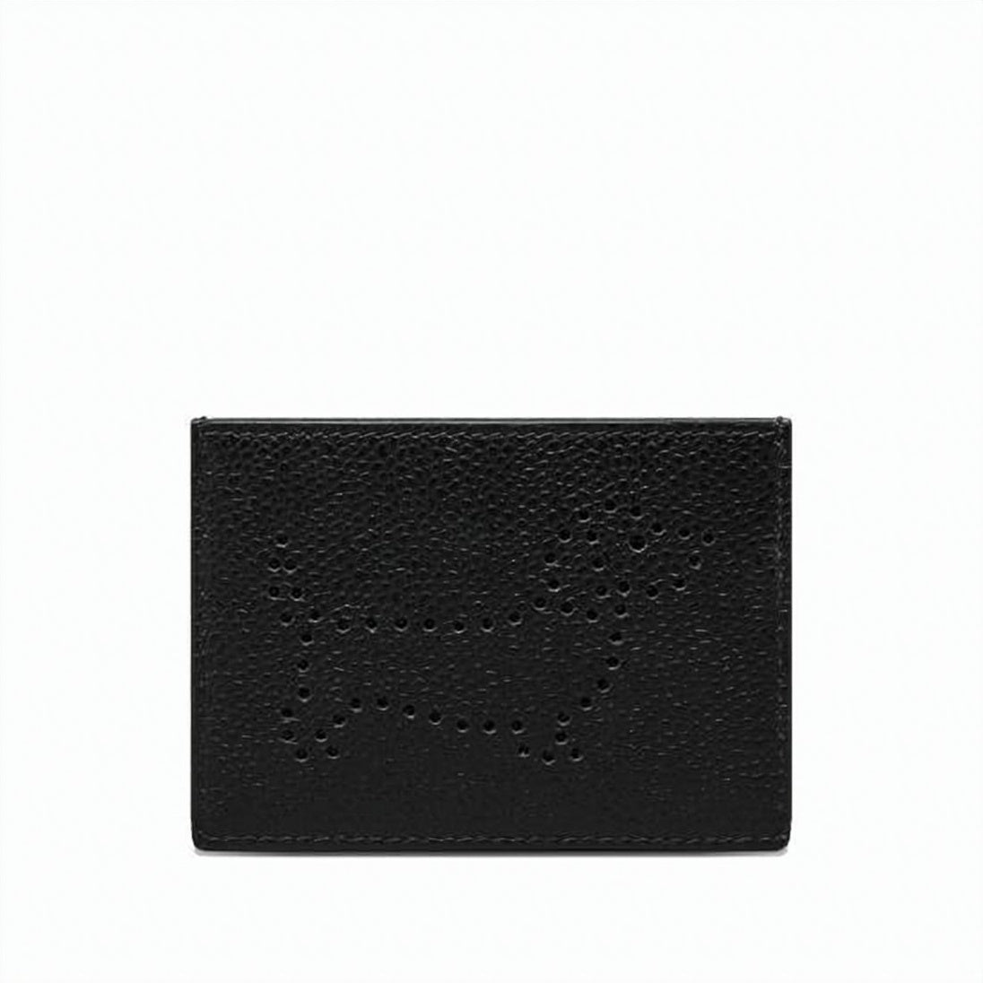 Textured Calfskin Cardholder with Tricolor Tab