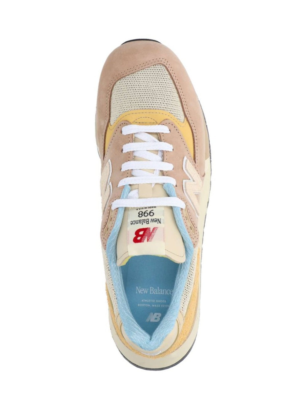 Suede And Mesh Sneakers With Signature Logo Detail