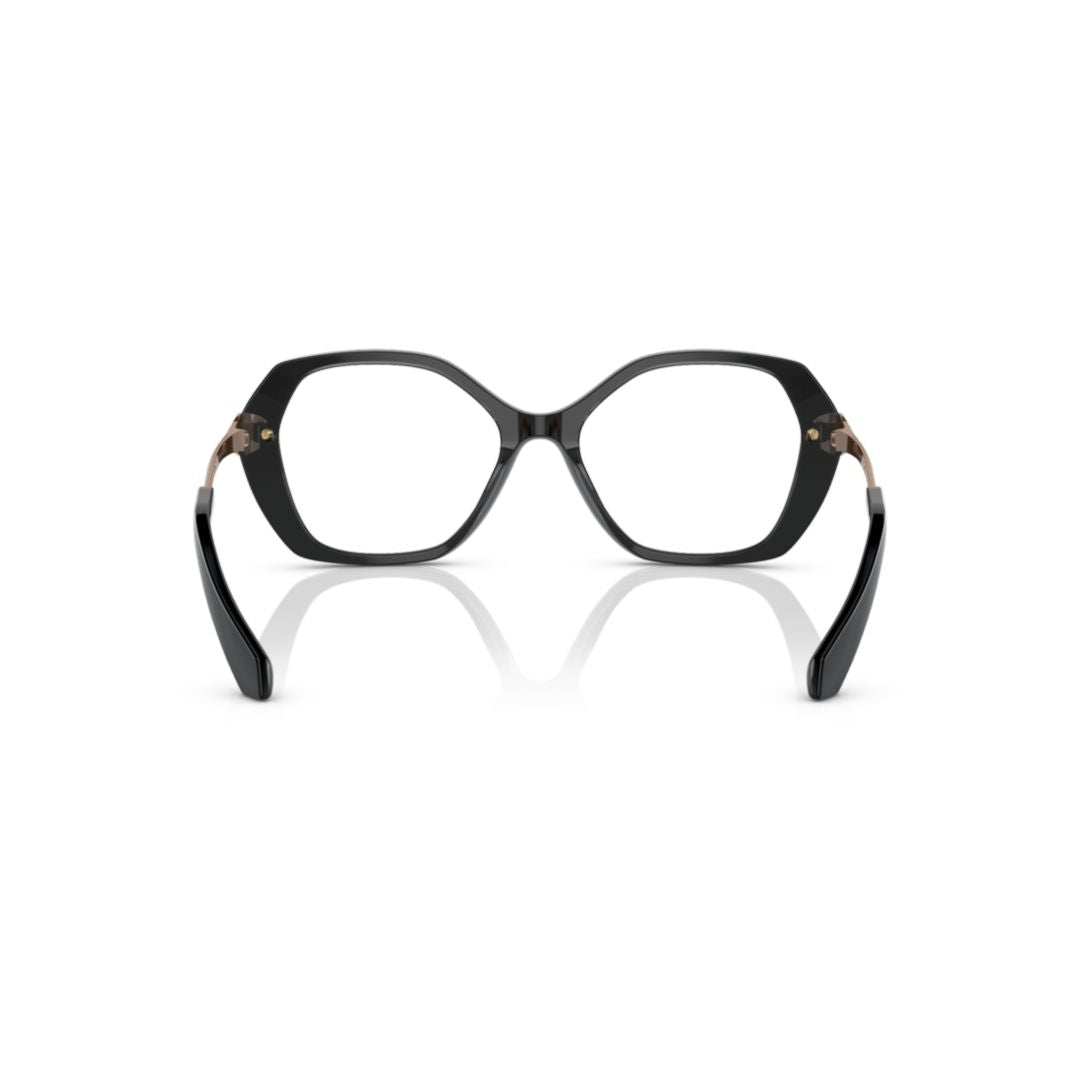 4215kb Vista Geometric Black Acetate Eyeglasses