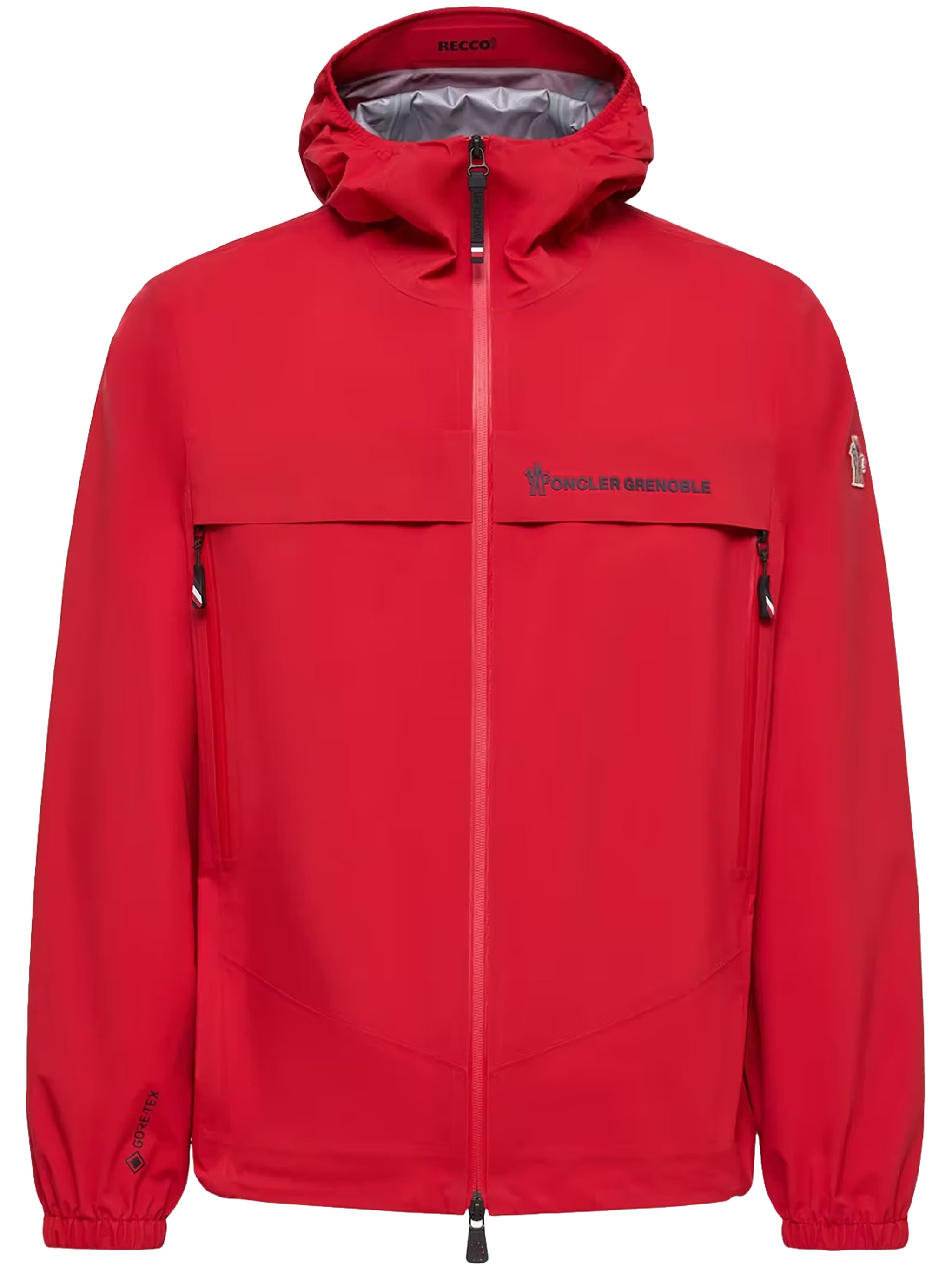 Red Shipton Hooded Casual Jacket