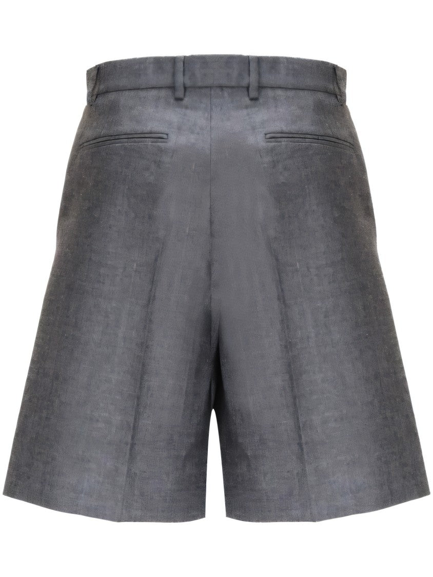 Tailored Grey Shorts