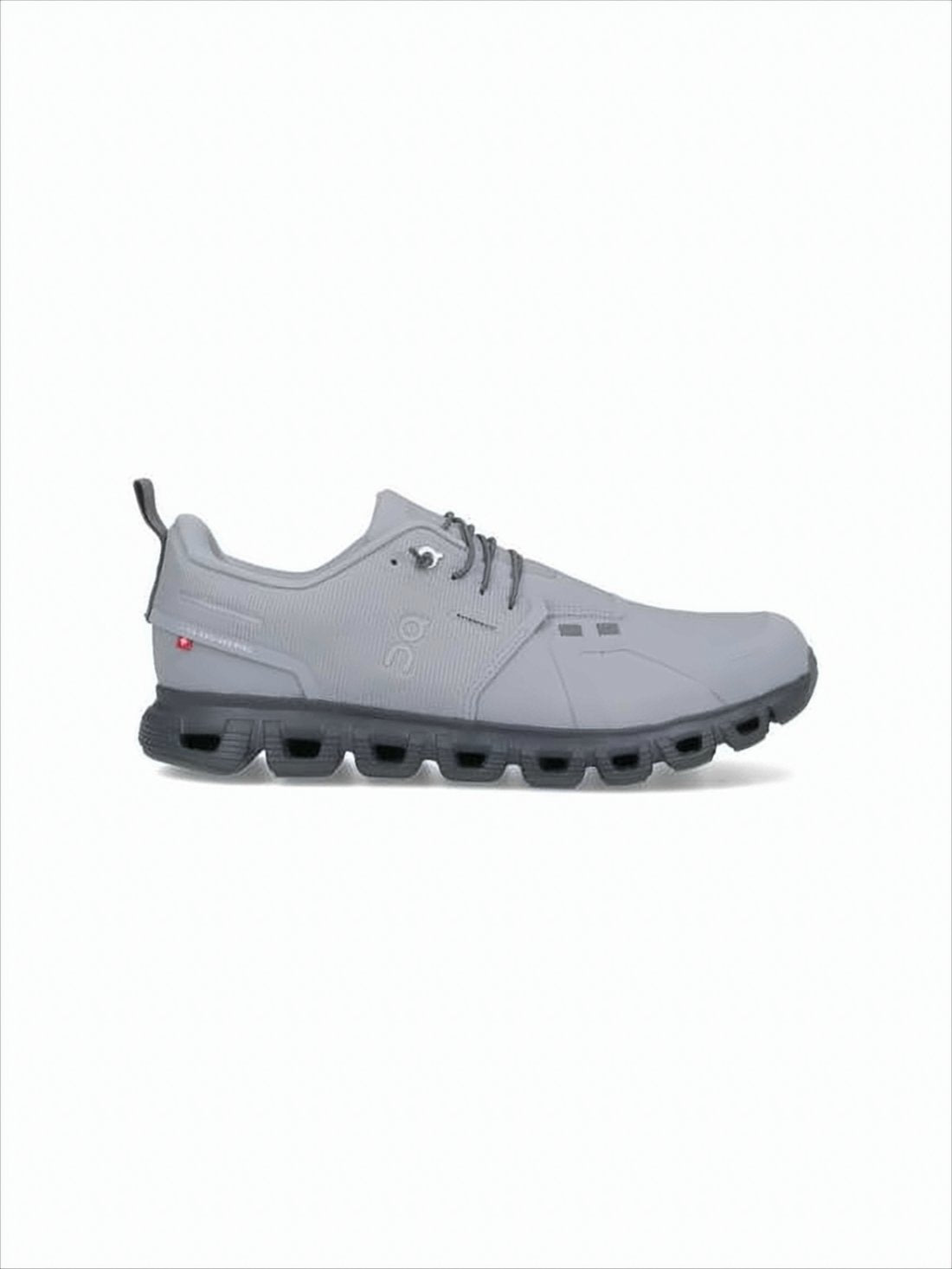 Waterproof Grey Sneakers with Recycled Polyester Upper