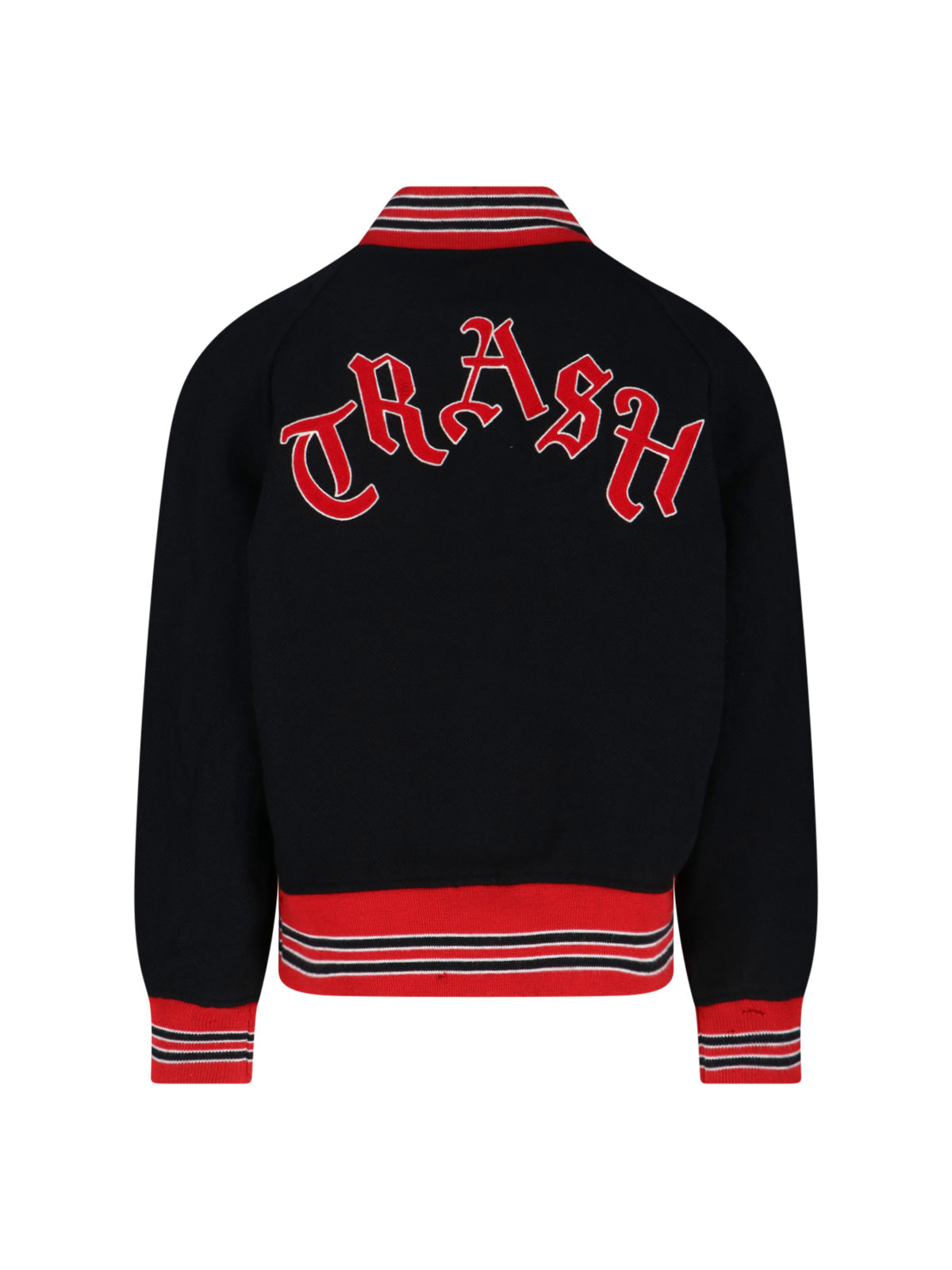 Logo Bomber Jacket – Black/Red