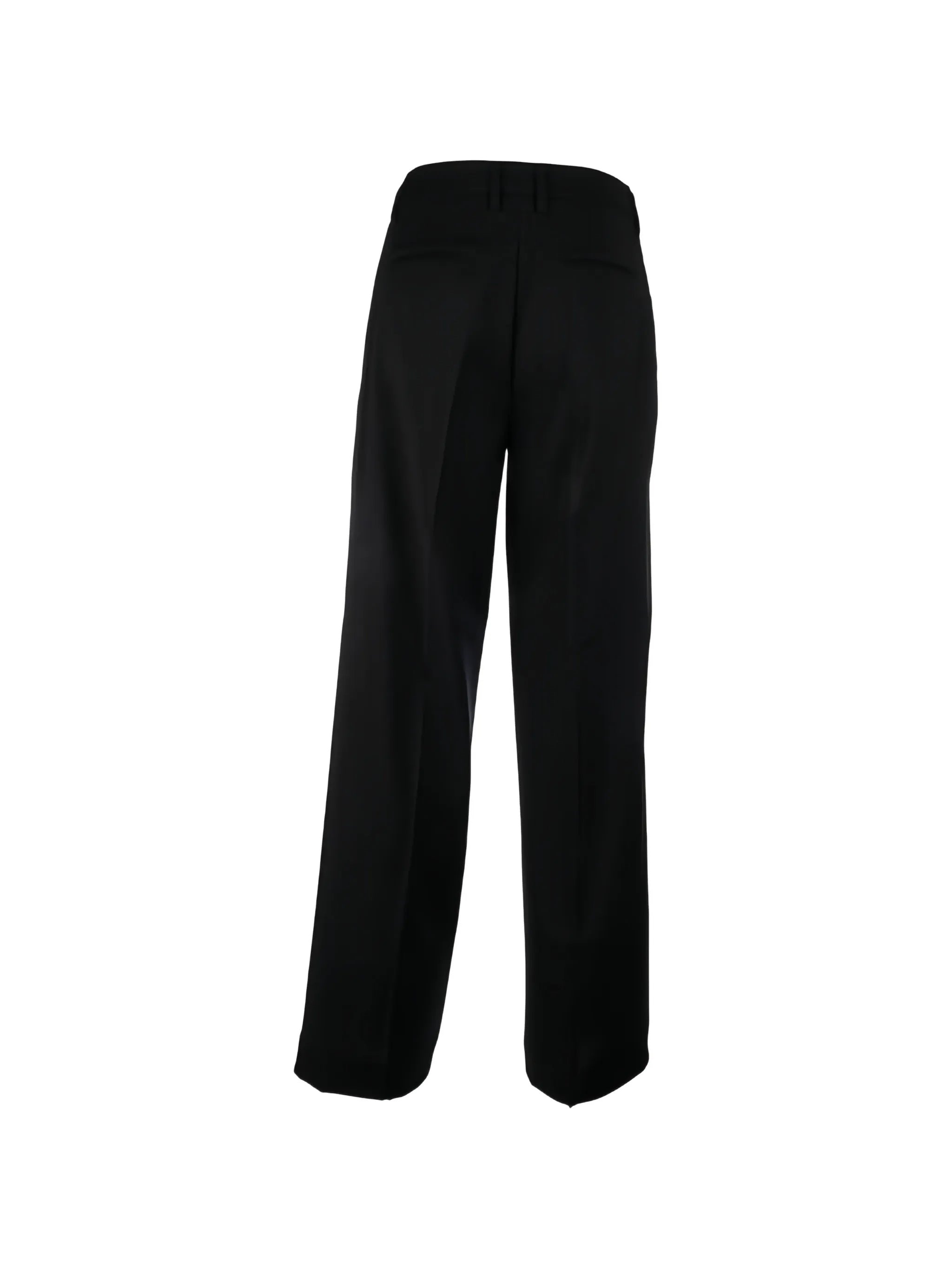Tailored Straight-Leg High Waist Minimalist Trousers
